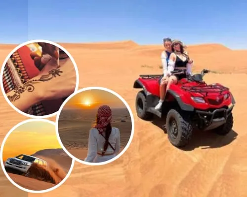 Quad bike ride in Dubai desert